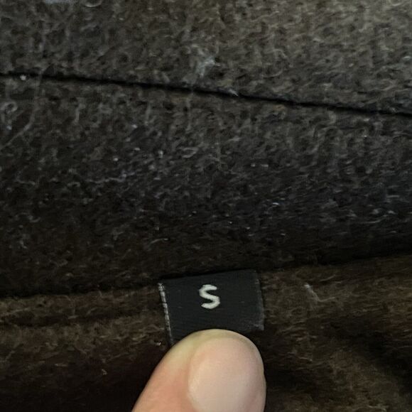 Han Kjobenhavn Women’s Coat Desk Jacket Sz Small Wool Blend Green Quiet Luxury - Picture 10 of 15